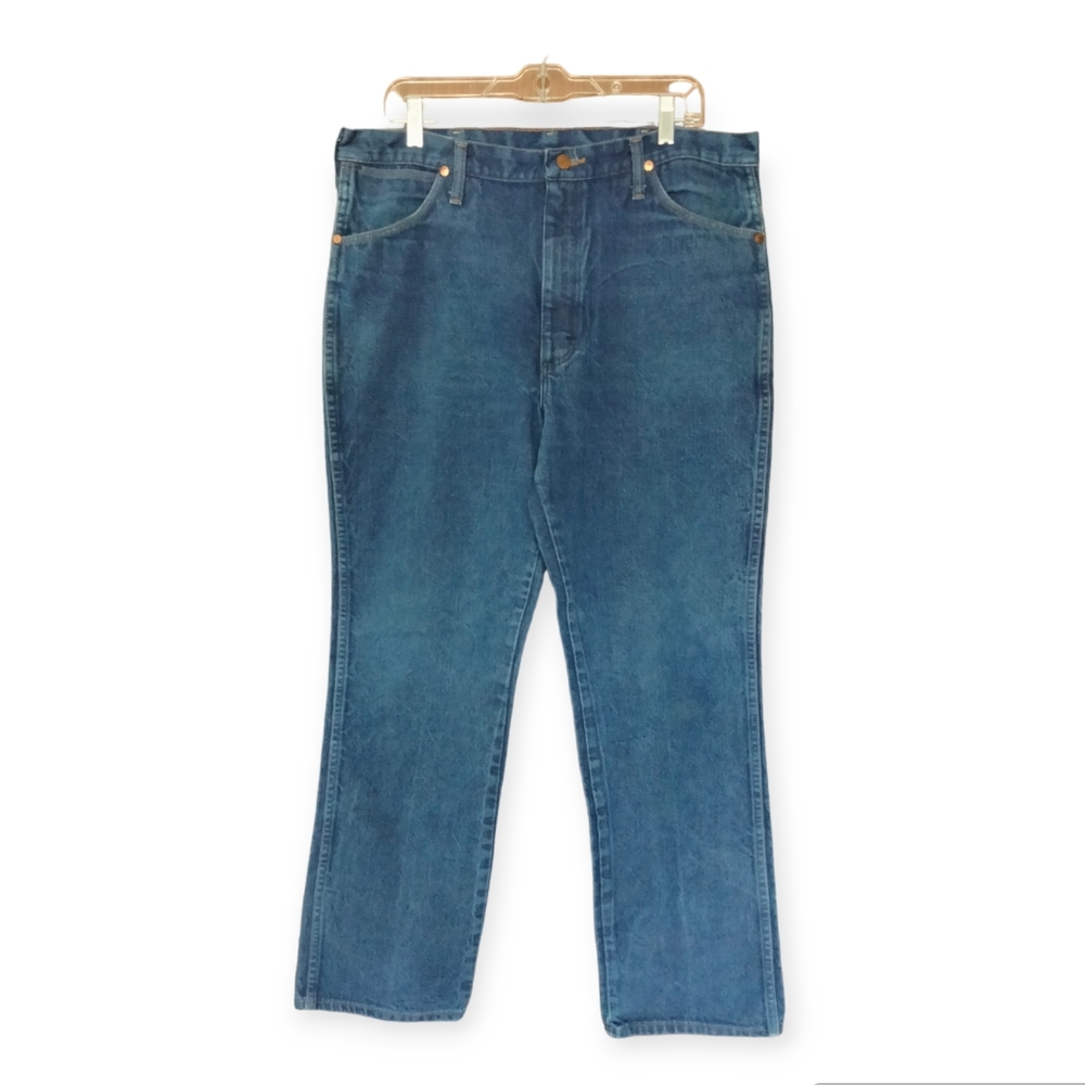 Vintage Wrangler Jeans Mens 38x32 Blue Denim Cowboy Cut 936DEN